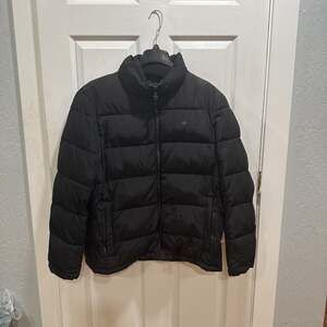 Calvin Klein Men's Full Zip Puffer Coat Winter Jacket Black